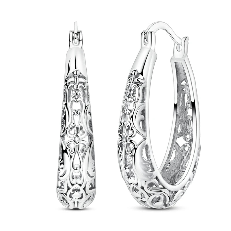 Mula Sterling Silver Hoops Earrings