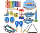 Wooden Percussion Instruments Set for Education and Fun