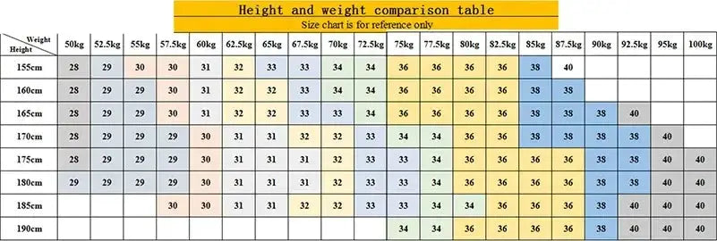 Men High Quality Pink Red Yellow Jeans Fashion Casual Pants