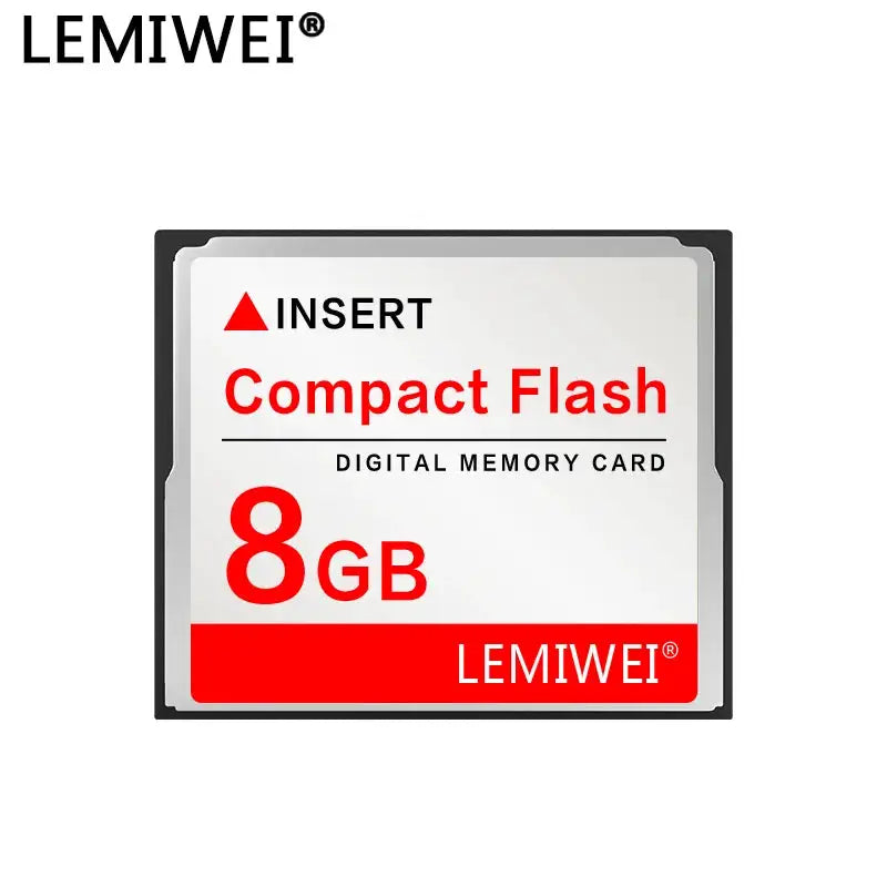 Lemiwei CF Card Insert 256MB 512MB 1GB 2GB 4GB 8GB 16GB 32GB 64GB Compact Flash Digital Memory Card High Speed Memoria CF Card