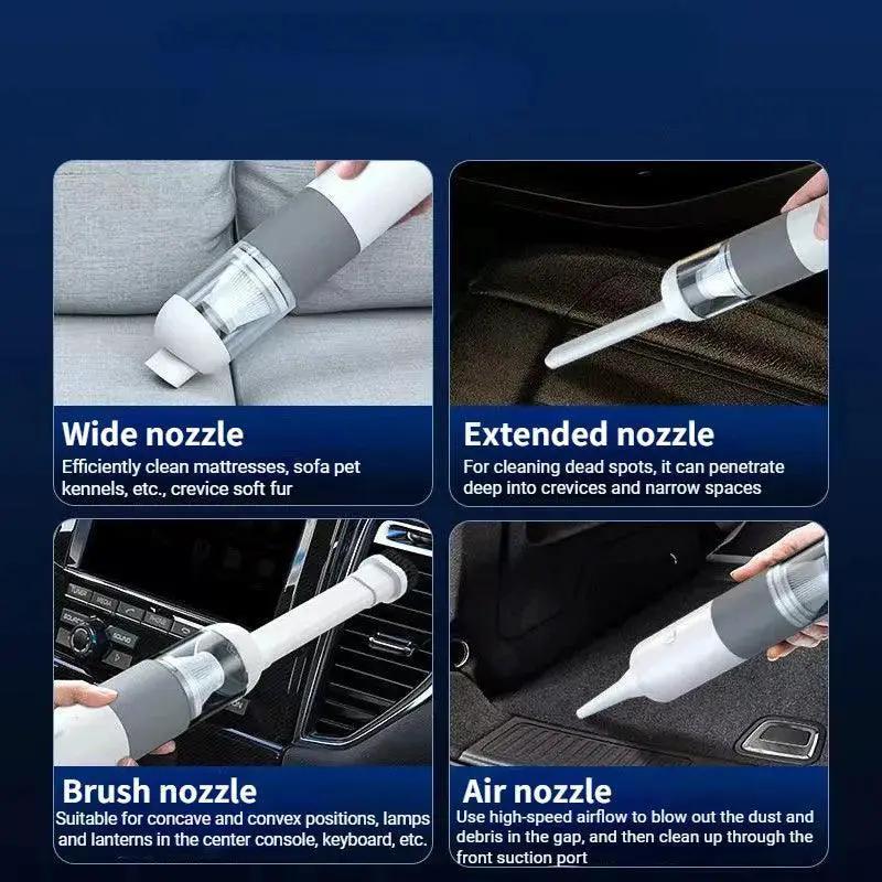 Cordless Car Vacuum Cleaner for Home Use Strong Suction