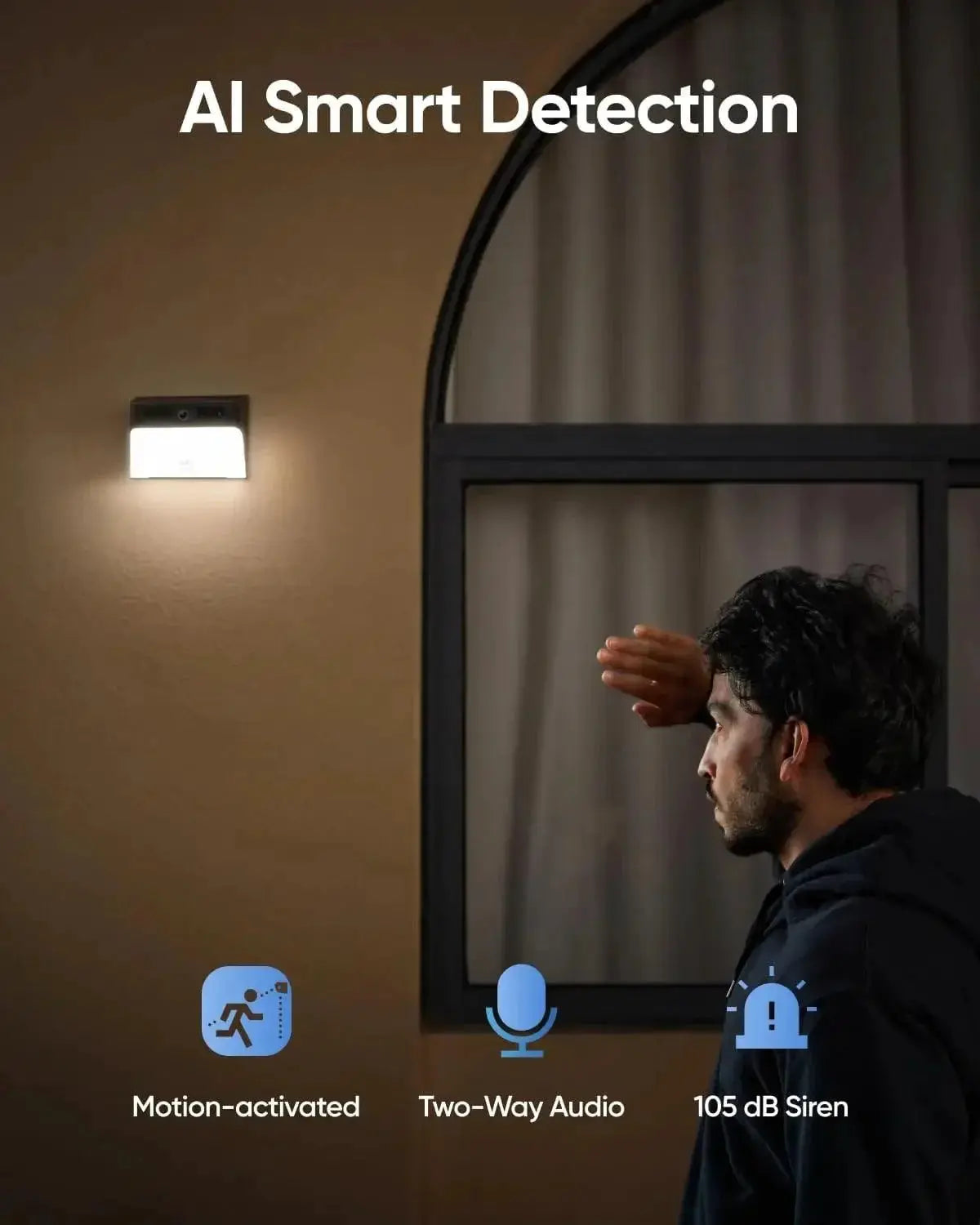 Eufy Solar Wall Light Cam Advanced Wireless Security System