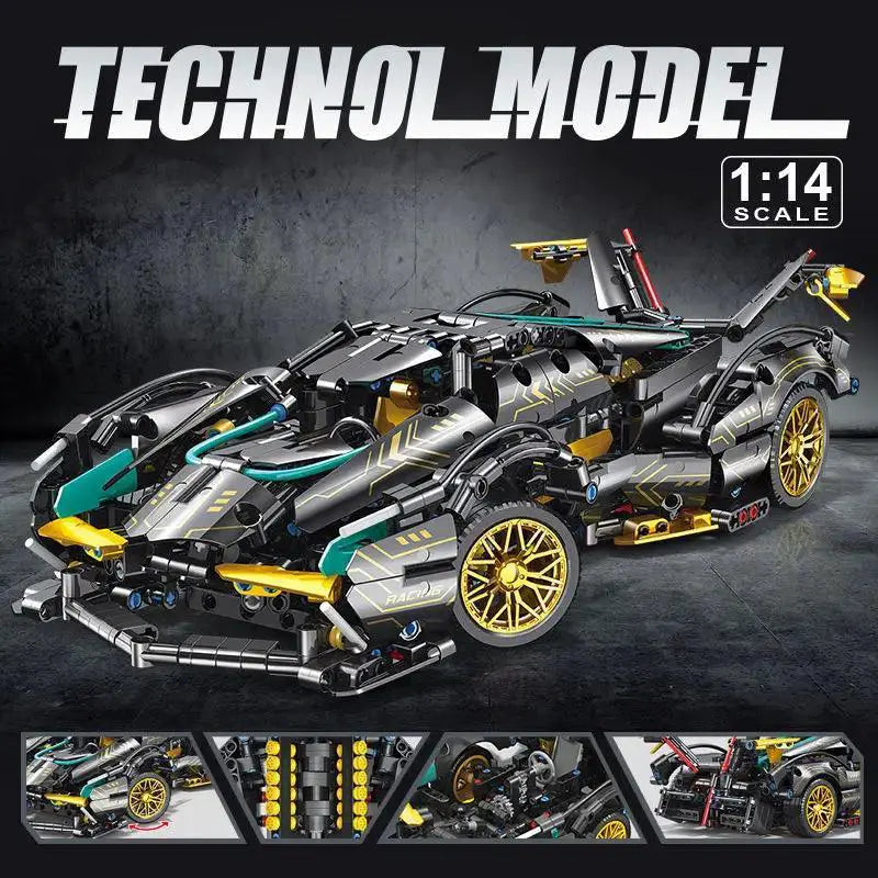 Build and Race Lamborghini V12 RC Car Kit for Kids Creative