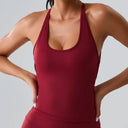 Back Cross Sports Bra Women - Yogi Fit Chest Pad