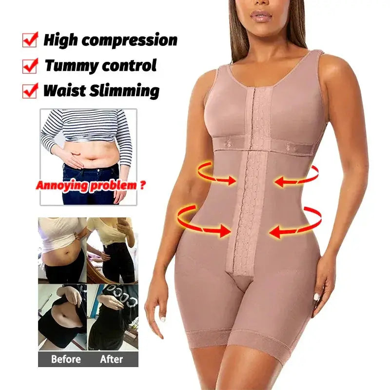 Ultimate Curve Shaping Full Body Corset Bodysuit Shapewear