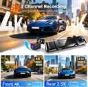 Mirror Dash Cam, Rear View Mirror Camera '', With ADAS