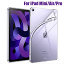 iPad Clear Silicone Case Stylish Transparent Protection Cover