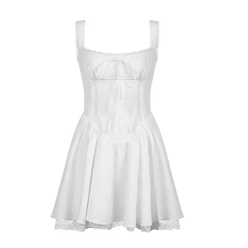Flattering Lace Mini Dress for Night Out — product view 8