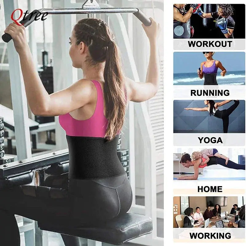 Women's Sauna Waist Trainer Belt For Slimming Workout