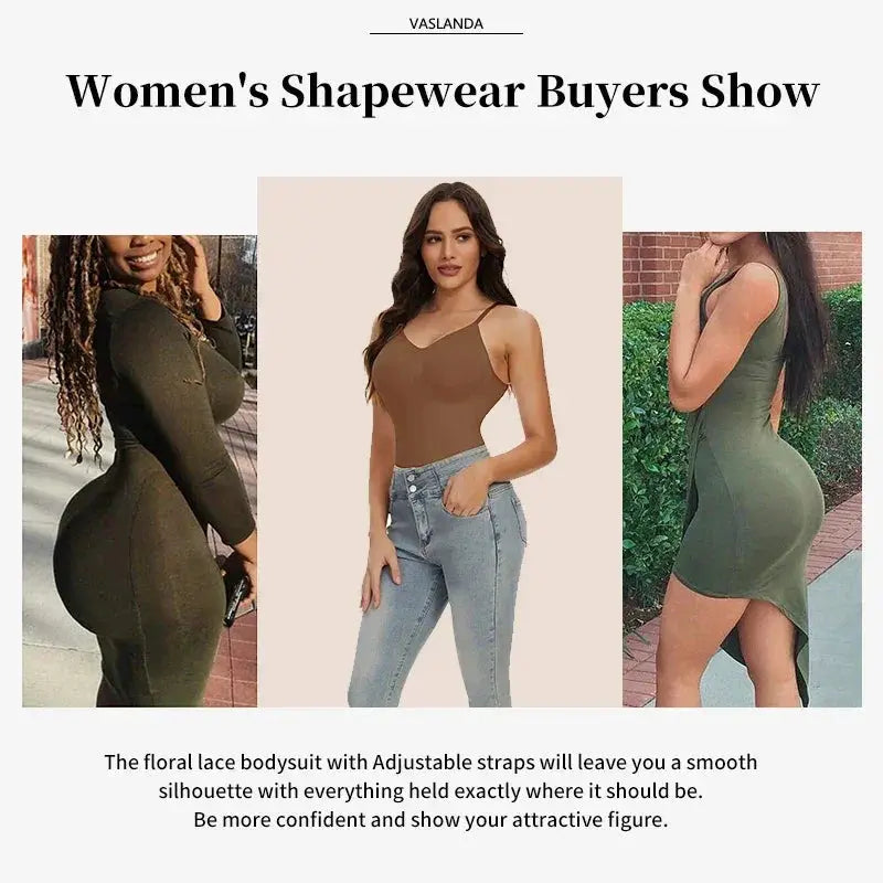 Seamless Open Crotch Bodysuits Shapewear for Women