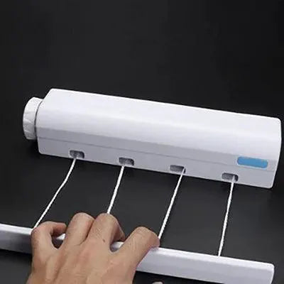 Wall Mounted Clothes Drying Rack Space Maximizer For Laundry