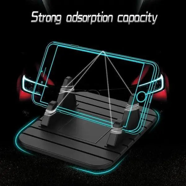 Silicone Car Phone GPS Holder Mat Secure Dashboard Stand