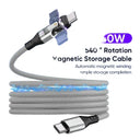 Rotating USB C Fast Charge Cable