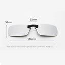 Unisex Polarized Clip-On Sunglasses for Driving Fishing