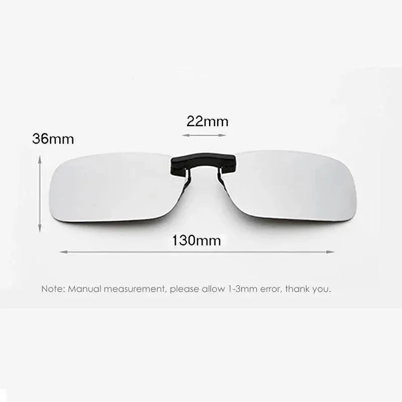 Unisex Polarized Clip On Sunglasses For Driving And Fishing