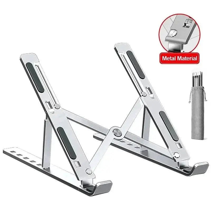 Aluminum Alloy Laptop Holder Stand Adjustable Foldable