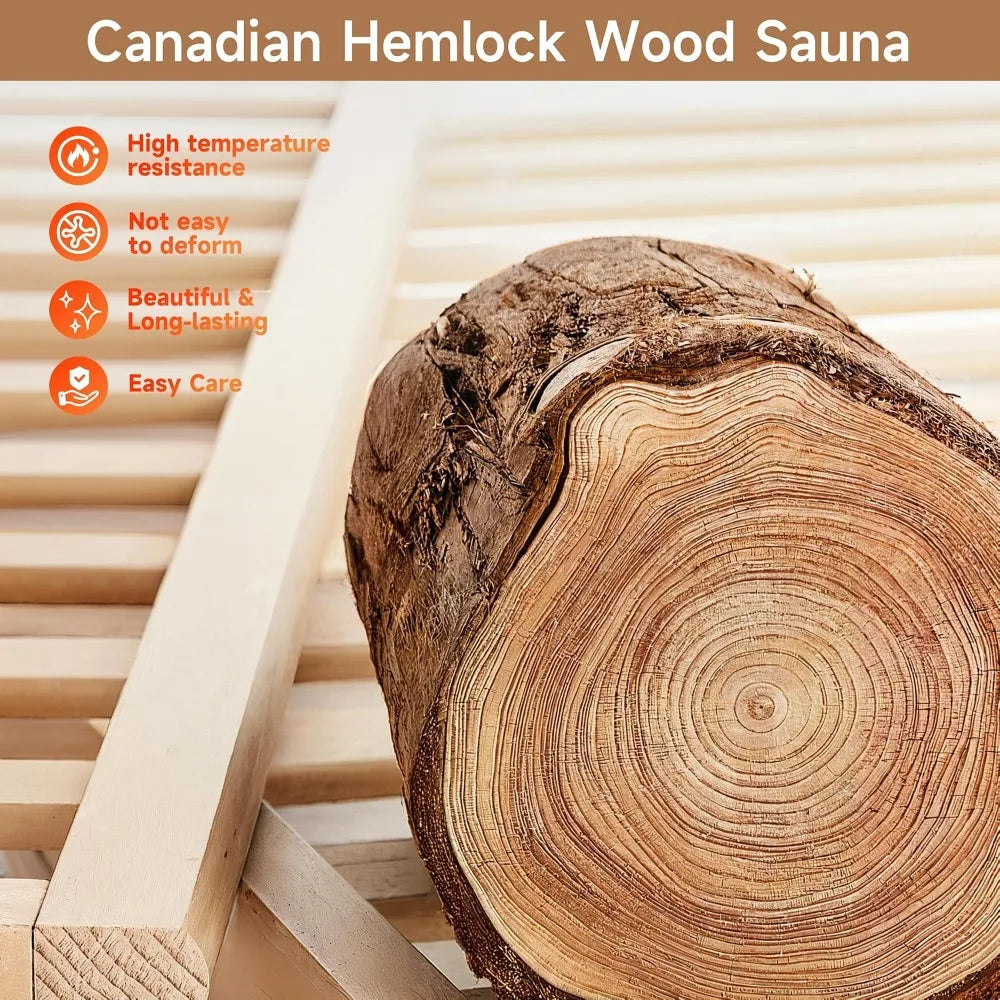 Hemlock Indoor Sauna Cabin