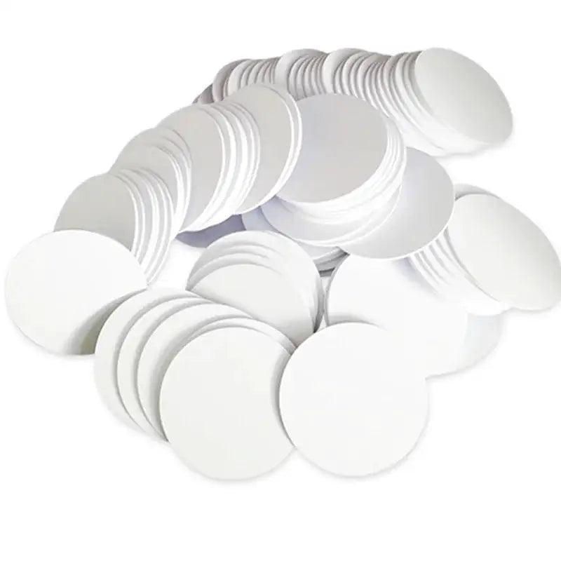 NFC Ntag215 13.56MHz NFC Coin Bonding Card Badge ISO/EC14443A 25mm Waterproof PVC 215 Electronic Tags