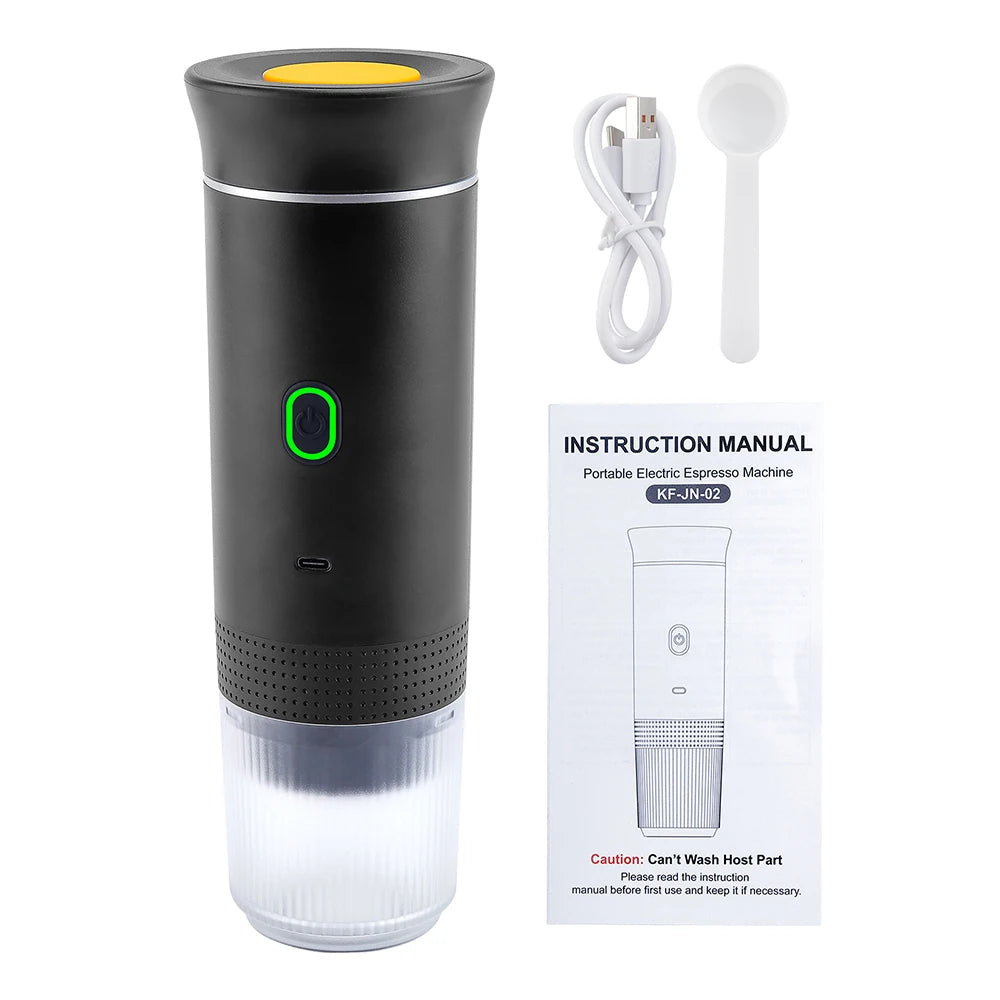 Wireless Portable Espresso Coffee Maker Rechargeable Electric — product view 9