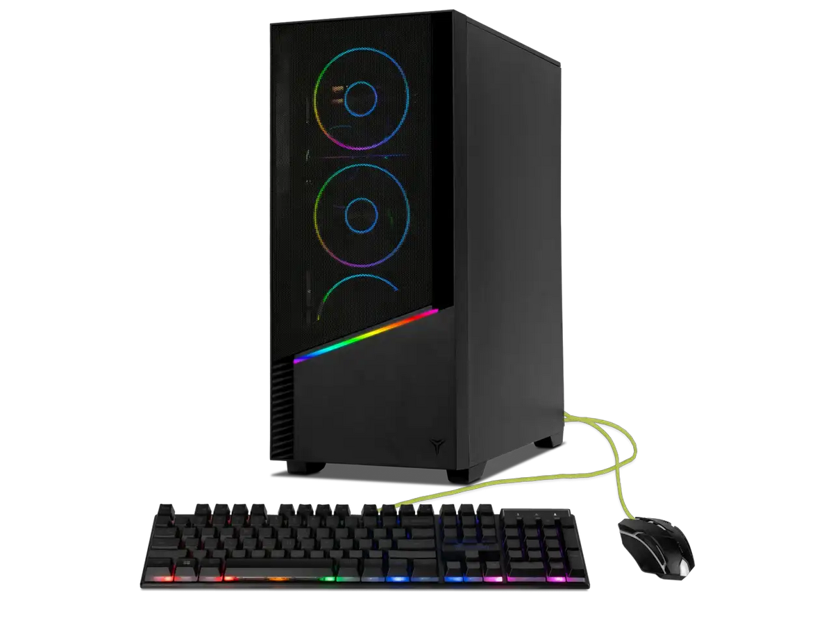 YEYIAN Gaming Desktop PC Elara Intel Core Ultra 7 265F 32GB DDR5 1TB PCIe SSD GeForce RTX 5060 Ti Windows 11 Home -  YPI-EL265FC-56TP1N