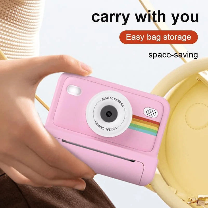 Portable instant digital camera prints