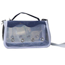 Portable Bird Travel Pet Carrier with Feeding Cup and Stand