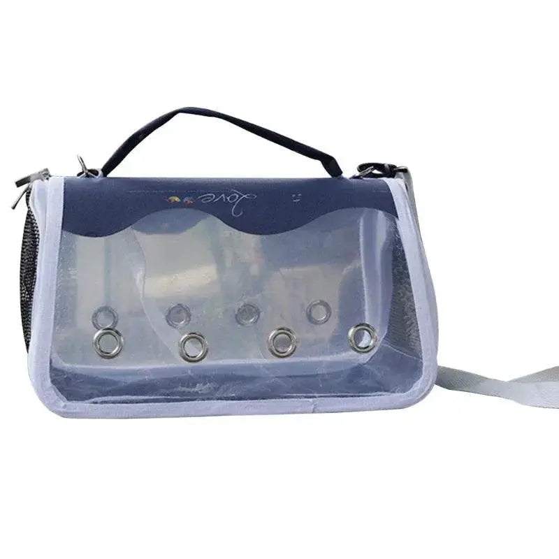 FeatherTrail Bird Travel Carrier With Feeding Cup And Stand