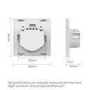 Sixwgh Eu Touch Glass Wall Switch