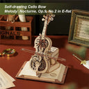 Robotime 3D Wooden Music Cello Puzzle Assembly Set
