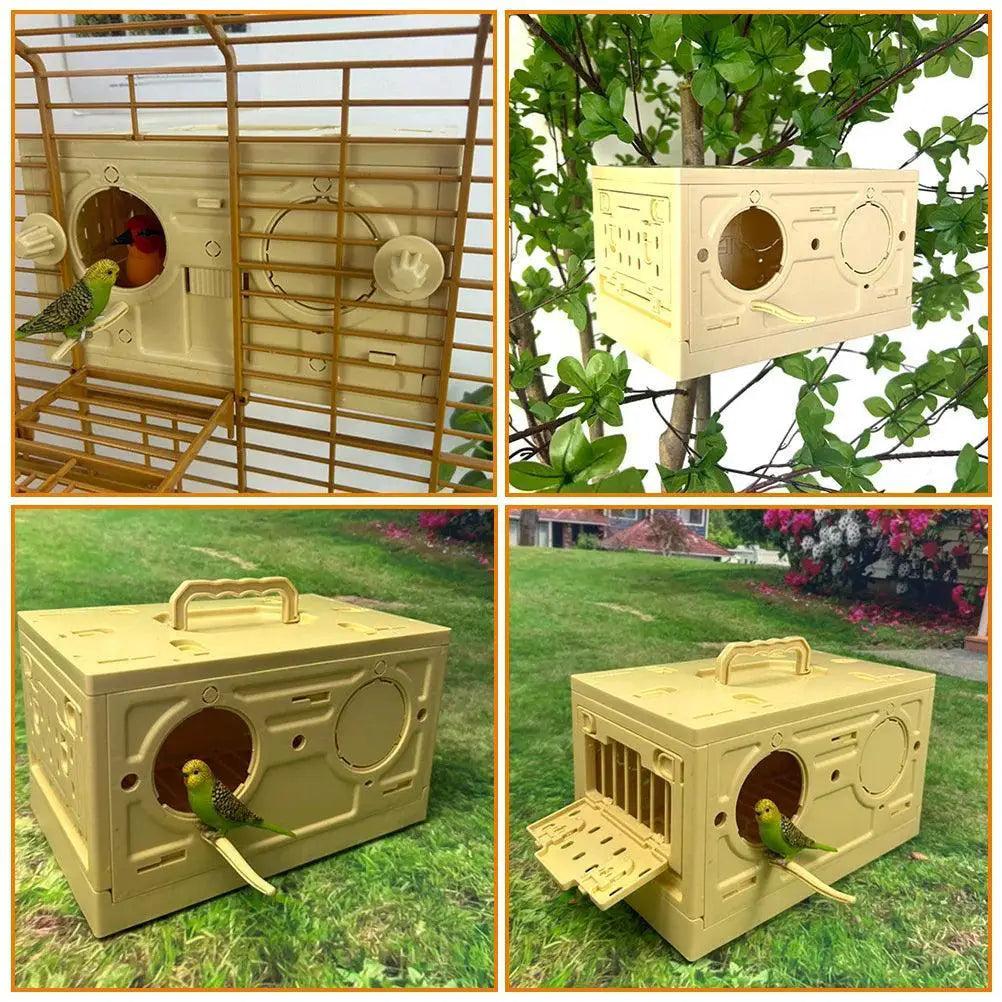 Plastic Pigeon Carrier Cage Portable Travel Nest Box