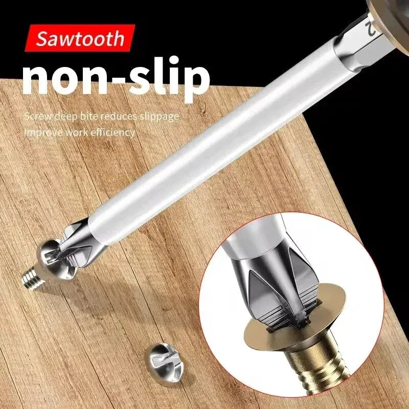 6 Piece Non Slip Magnetic Electric Screwdriver Set