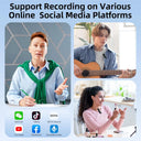 BOYA BY V Wireless Lavalier Microphone For iPhone 15 16 And USB C Phones VlogPro