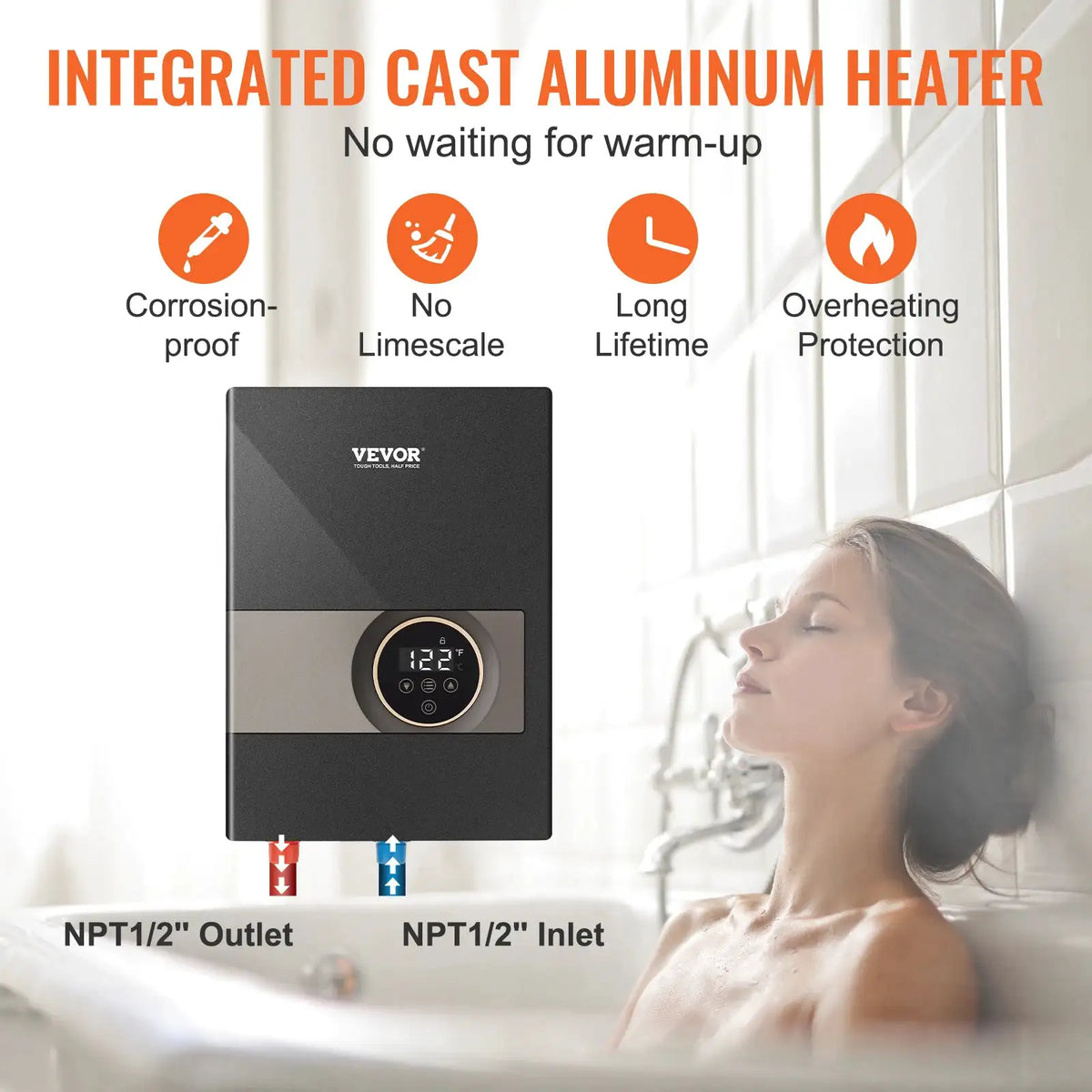SucceBuy Instant Water Heater On Demand Electric Water Boiler — product view 4