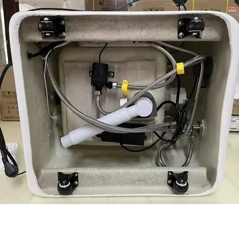 Beauty Salon Spa Foot Basin with Constant Temperature Heating Surging Massage Pump And 7 Colors Lights & Foot Pad