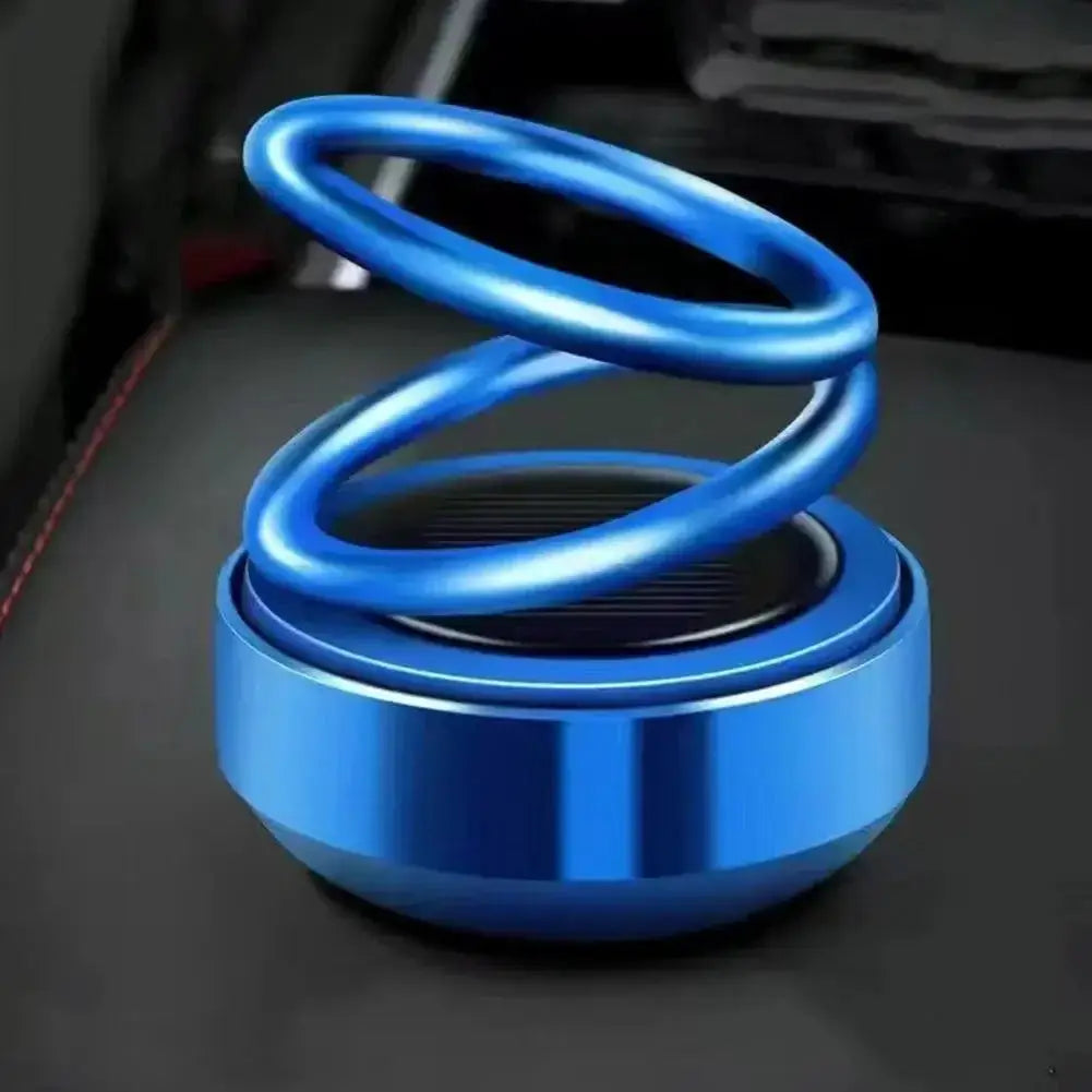 Solar Car Air Freshener Aromatherapy 360 Rotation Accessory