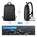 Sleek Waterproof Laptop Backpack for 15.6 Inch Devices