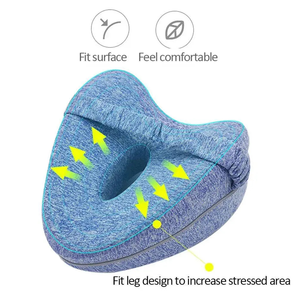 Memory Foam Leg Pillow for Sciatica Relief and Joint Support