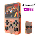 128G Open Source R36S Video Game Console With 3.5 Inch Screen