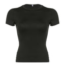 Vintage Harajuku Crop Top Retro Style Tee for Women