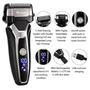 USB Rechargeable Electric Shaver Stainless Steel Trimmer
