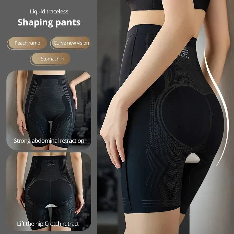 High Waist Tummy Control Shapewear Boxer Shorts For Women