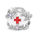 Sterling Silver Charm Beads Glowing