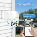 Smart 4K WiFi Outdoor Security Camera with AI Detection