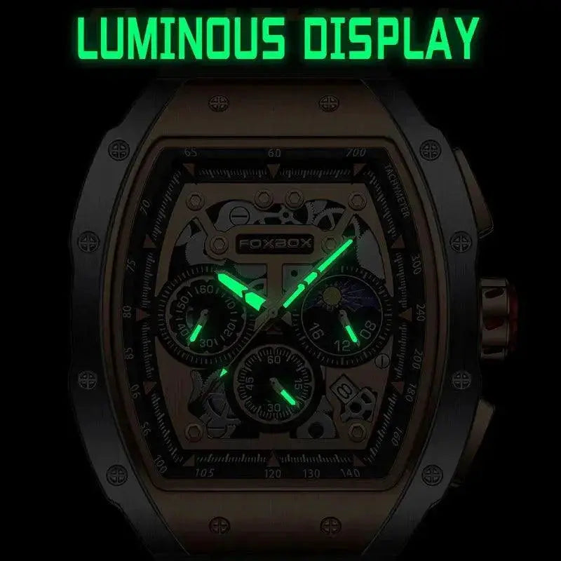LIGE Foxbox Mens Waterproof Chronograph Watch Durable