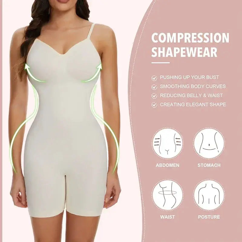 Comfortable Seamless Bodysuit Shapewear for Women All Day