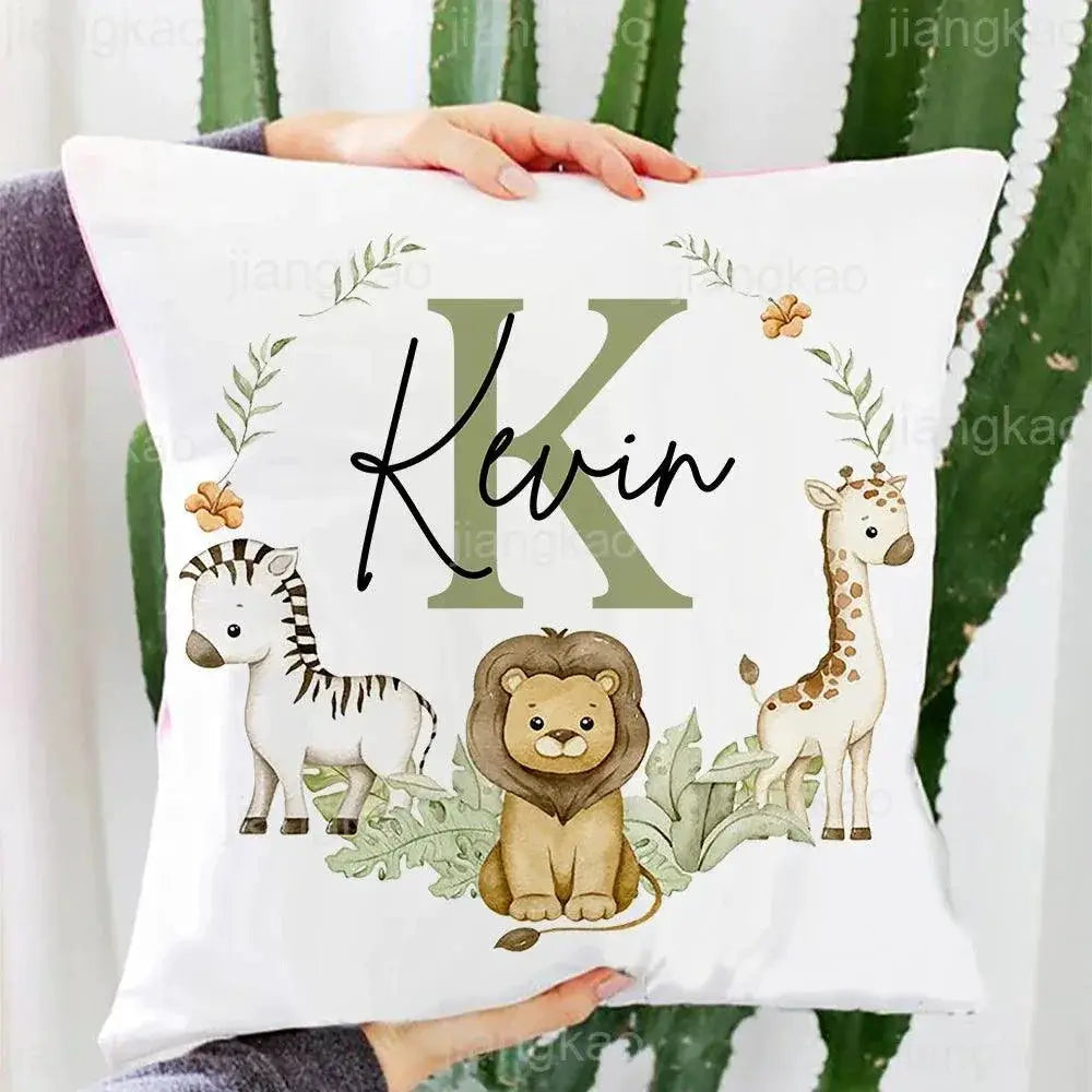 Personalized Animal Name Pillowcase Eco Friendly Polyester