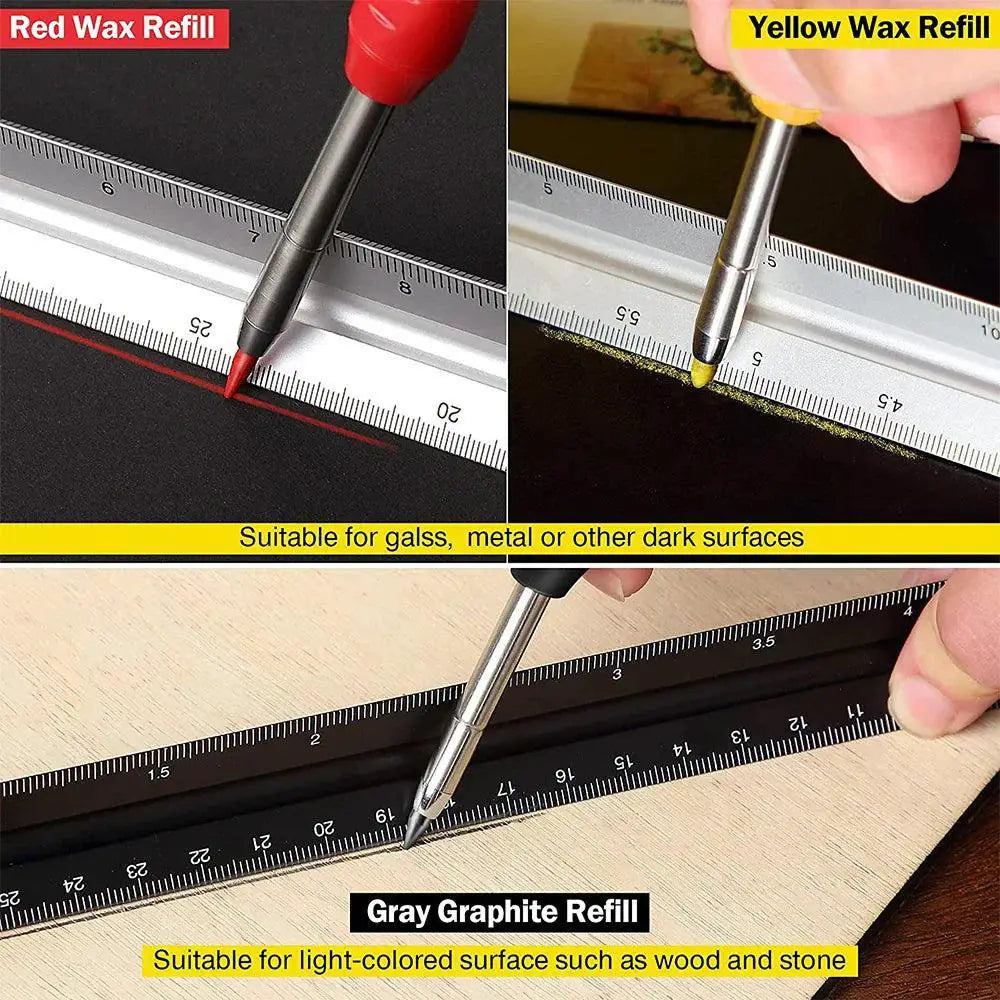 Carpenter Pencil Set Precision Marking Tool for Woodworking