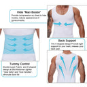 Men's Tummy Control Compression Shirt Slimming Vest Daily Wear