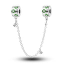 Silver Plated Dangle Charm Beads
