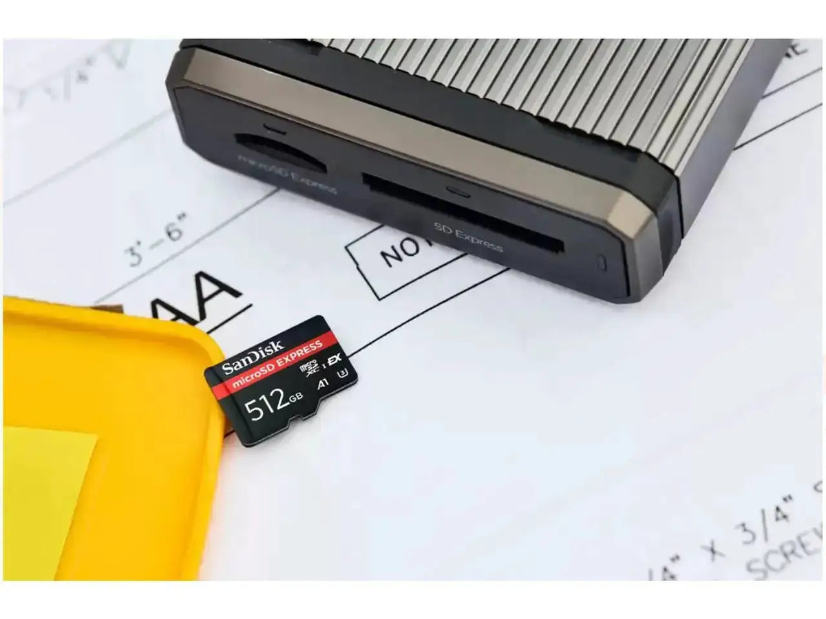 SANDISK 512GB microSD Express Card - Works with Nintendo-Switch 2, Up to 880MB/s Read, Up to 650MB/s Write, 220MB/s Sustained Write, U3, C10 - SDSQXFN-512G-GN4N